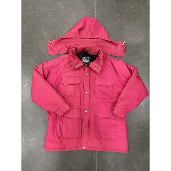 Woolrich Jackets & Coats Vintage Woolrich Coat Womens Xlarge Pink
